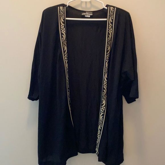 Sunflair  Vintage Black Bathing SwimSuit Cover up - Picture 1 of 5
